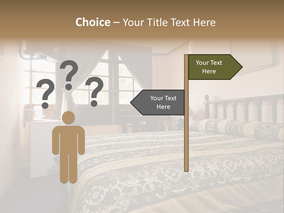 Native Hotel Room Dominican Republic Budget Simple PowerPoint Template