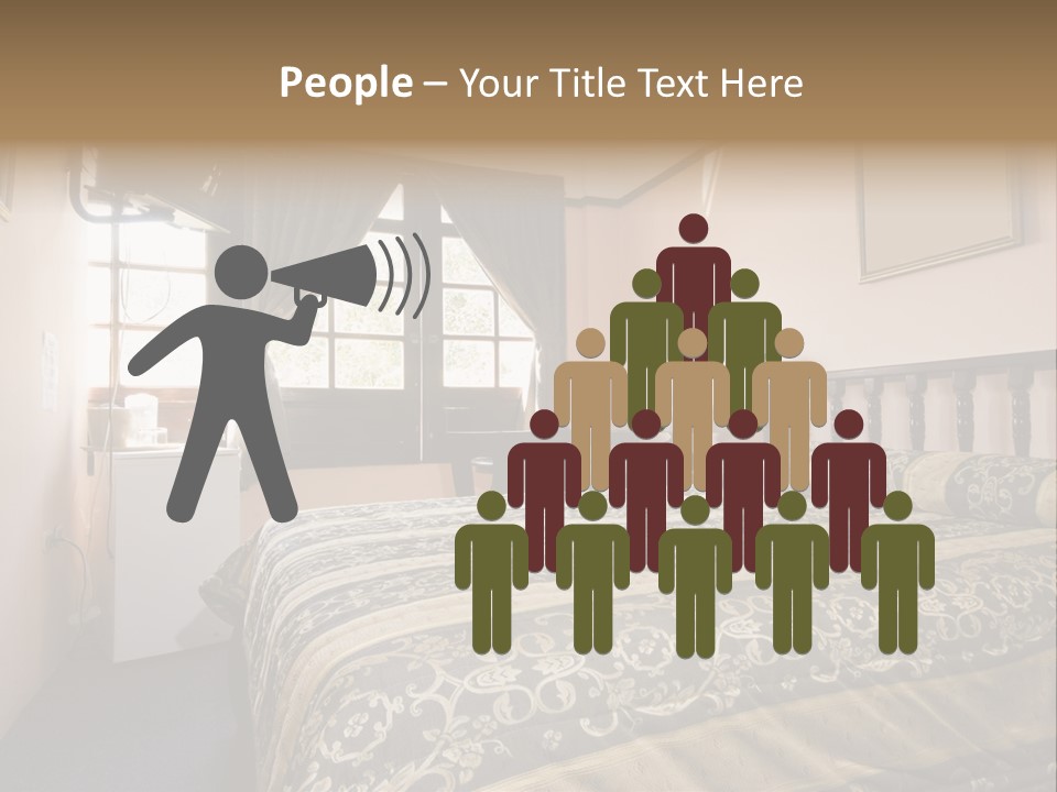 Native Hotel Room Dominican Republic Budget Simple PowerPoint Template