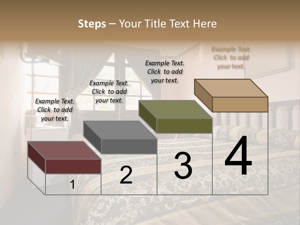 Native Hotel Room Dominican Republic Budget Simple PowerPoint Template