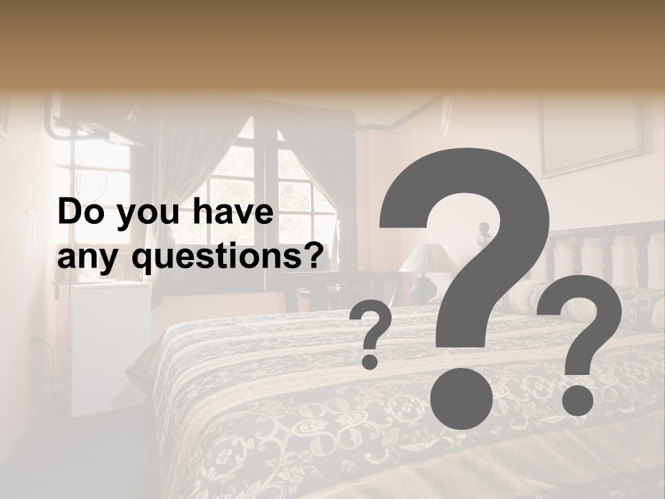 Native Hotel Room Dominican Republic Budget Simple PowerPoint Template