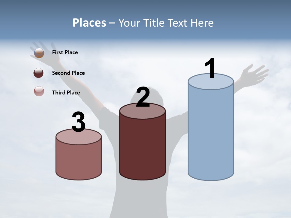 Relaxing With Sky Background (Abstract) PowerPoint Template