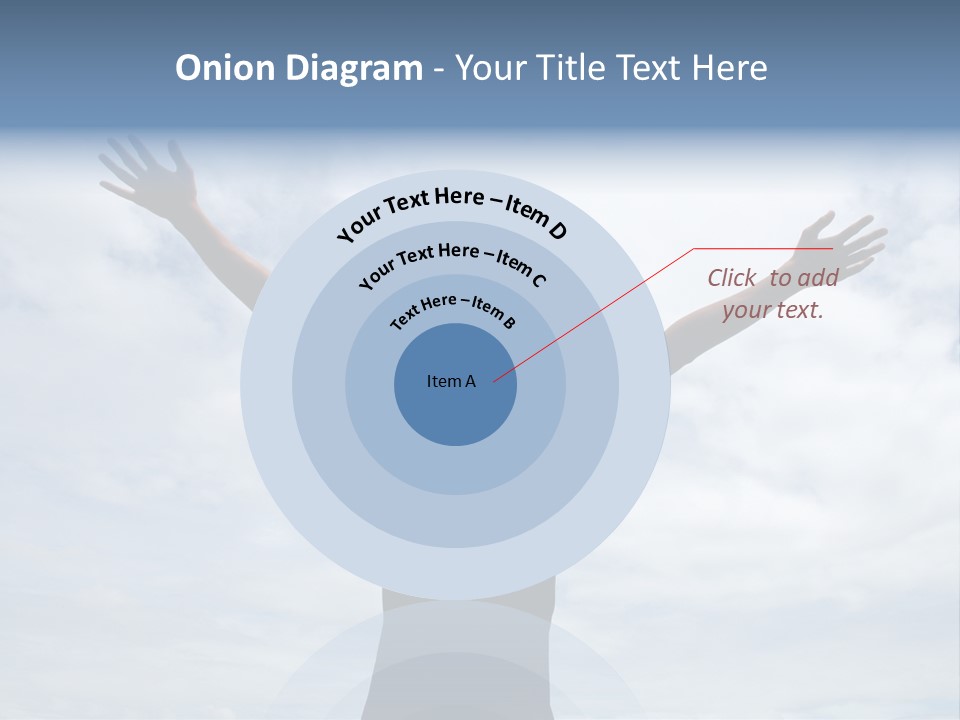 Relaxing With Sky Background (Abstract) PowerPoint Template
