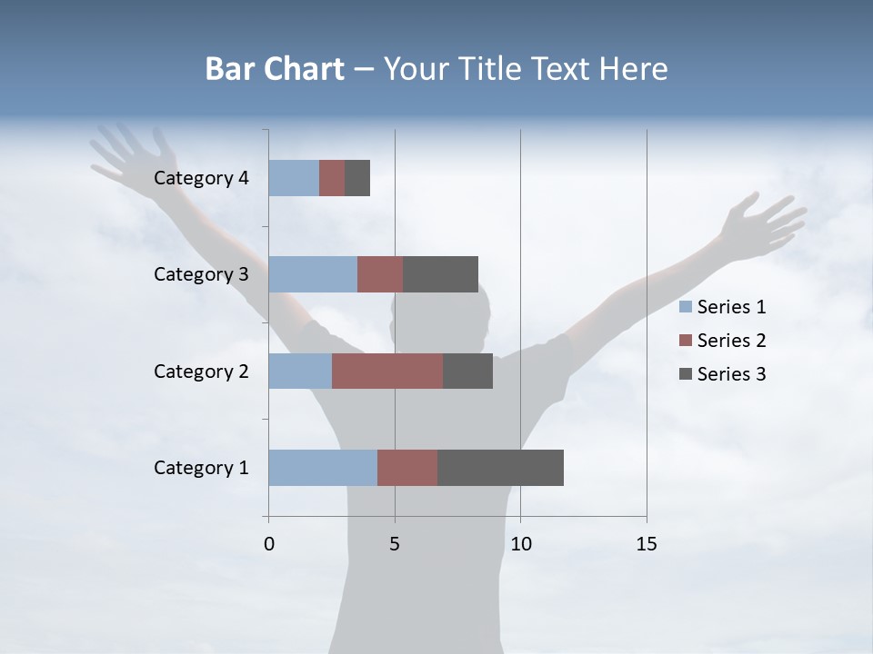 Relaxing With Sky Background (Abstract) PowerPoint Template