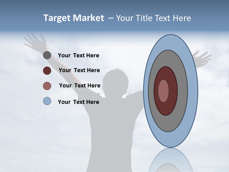 Relaxing With Sky Background (Abstract) PowerPoint Template