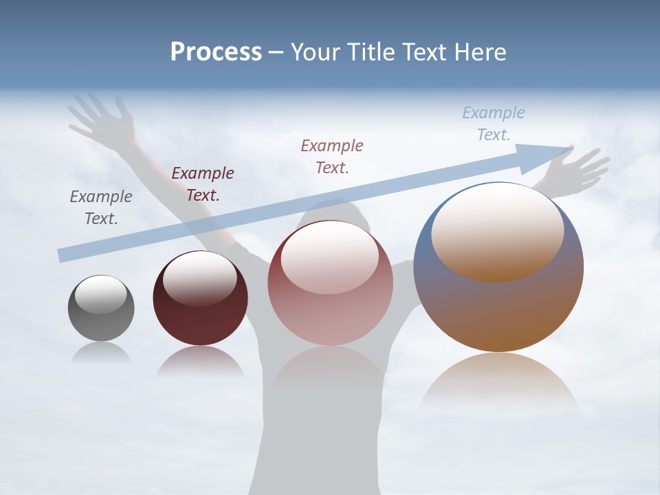 Relaxing With Sky Background (Abstract) PowerPoint Template