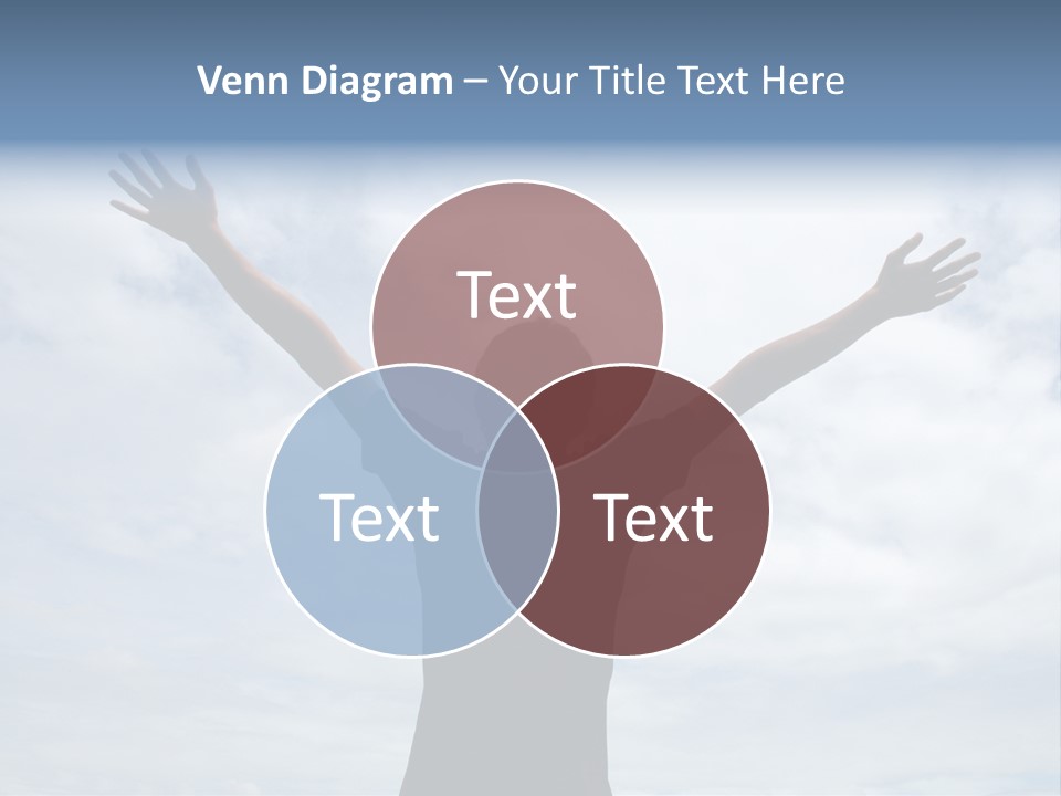 Relaxing With Sky Background (Abstract) PowerPoint Template