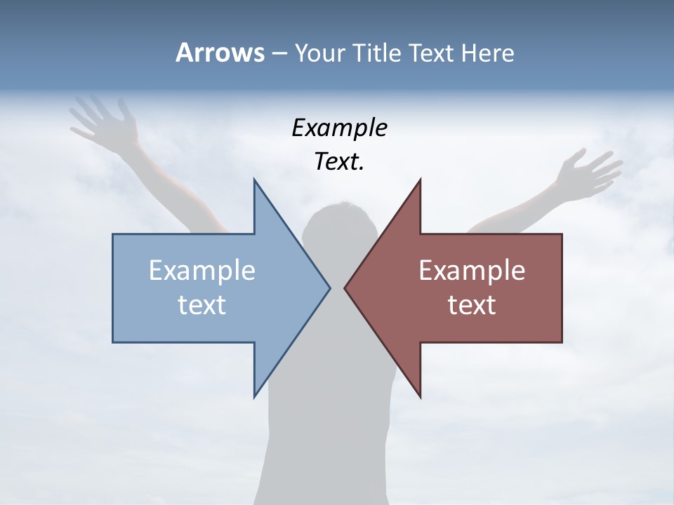 Relaxing With Sky Background (Abstract) PowerPoint Template