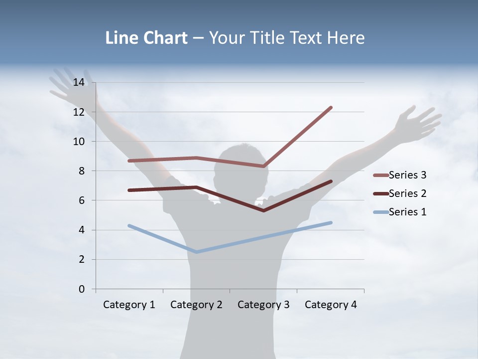 Relaxing With Sky Background (Abstract) PowerPoint Template