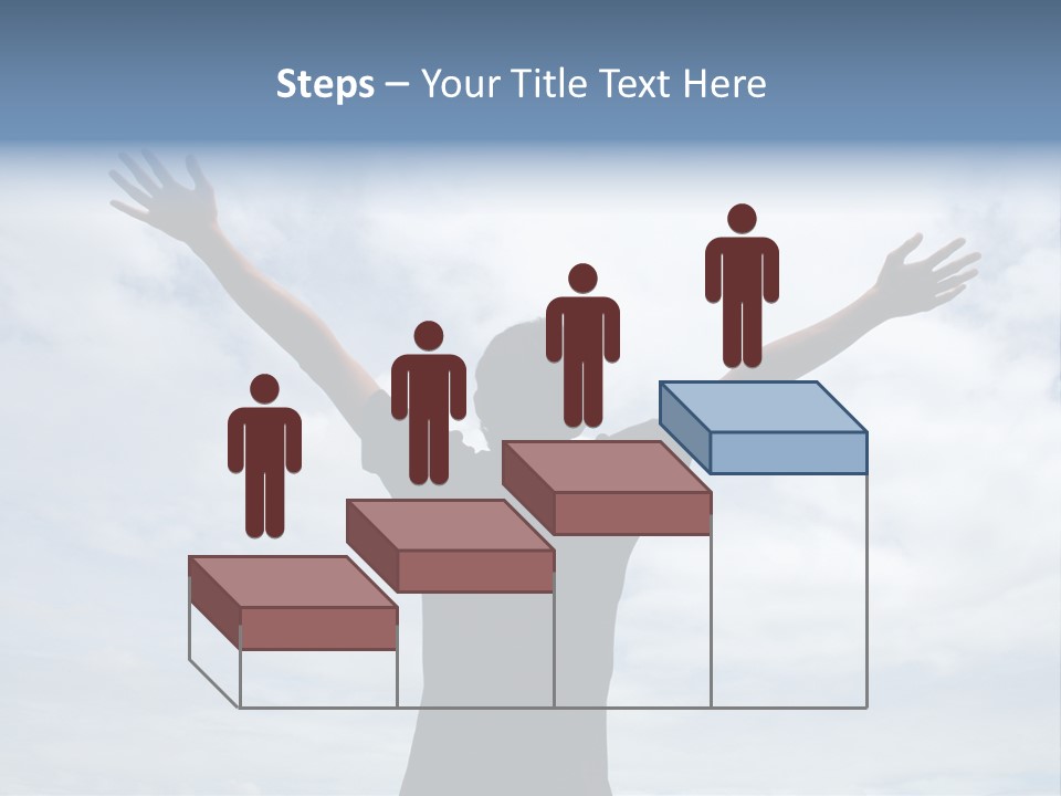 Relaxing With Sky Background (Abstract) PowerPoint Template