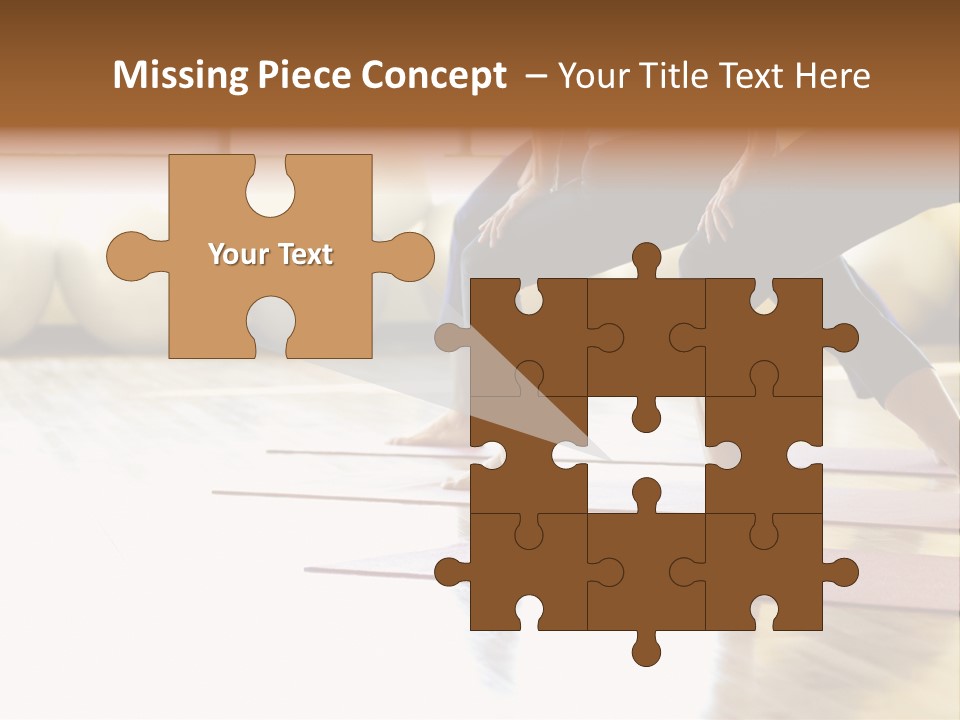 Caucasian Prime  Females In Yoga Class. PowerPoint Template