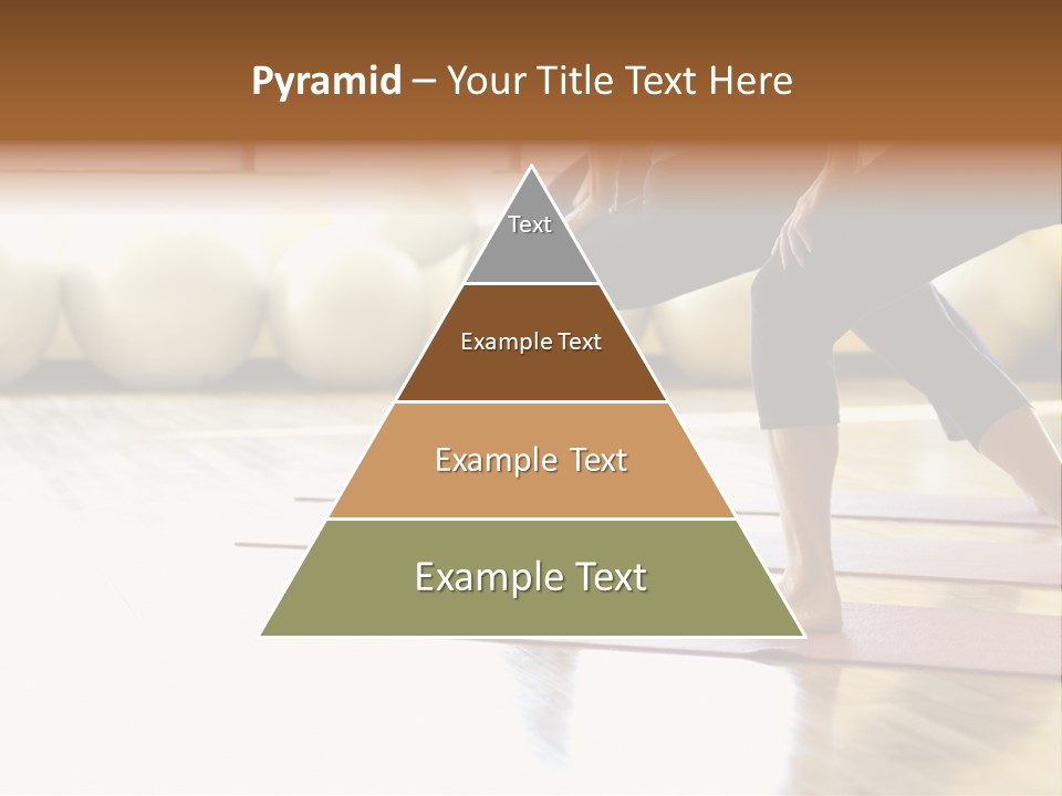 Caucasian Prime  Females In Yoga Class. PowerPoint Template