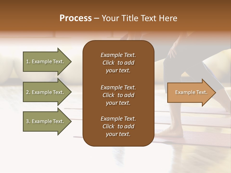 Caucasian Prime  Females In Yoga Class. PowerPoint Template