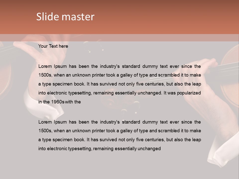 Violin PowerPoint Template