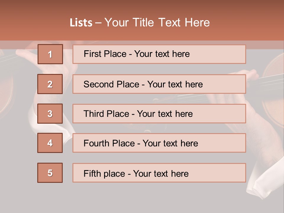 Violin PowerPoint Template