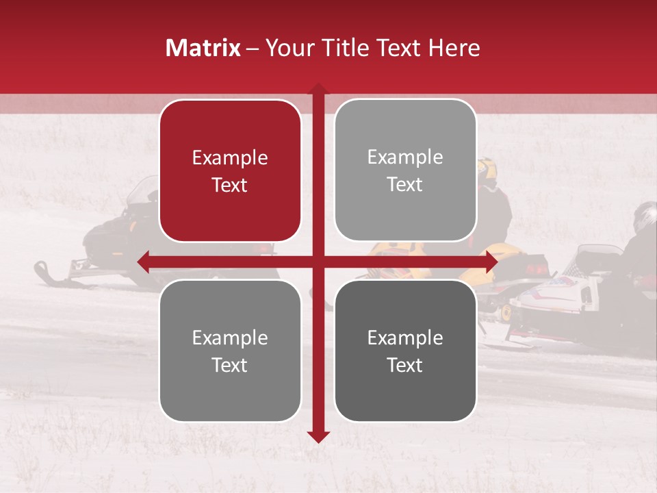 Snow Mobiles PowerPoint Template