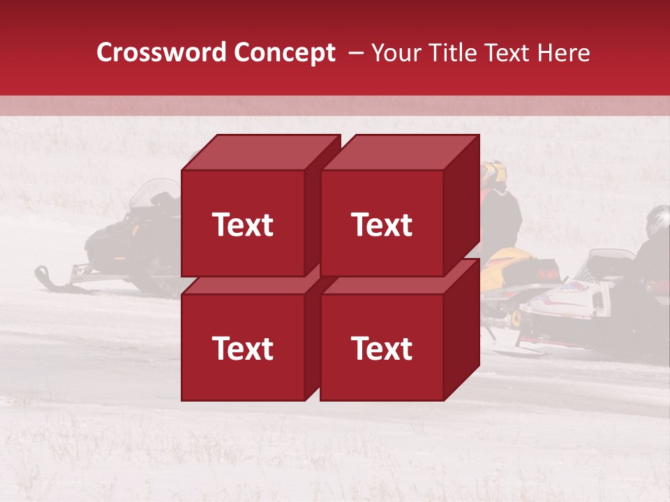 Snow Mobiles PowerPoint Template