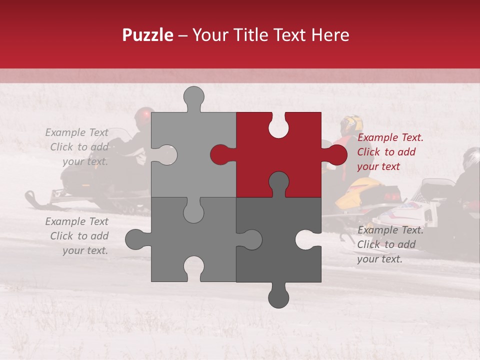 Snow Mobiles PowerPoint Template