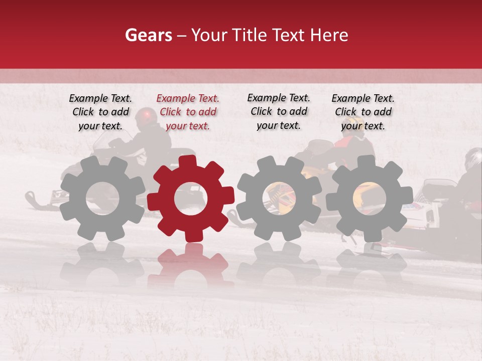 Snow Mobiles PowerPoint Template