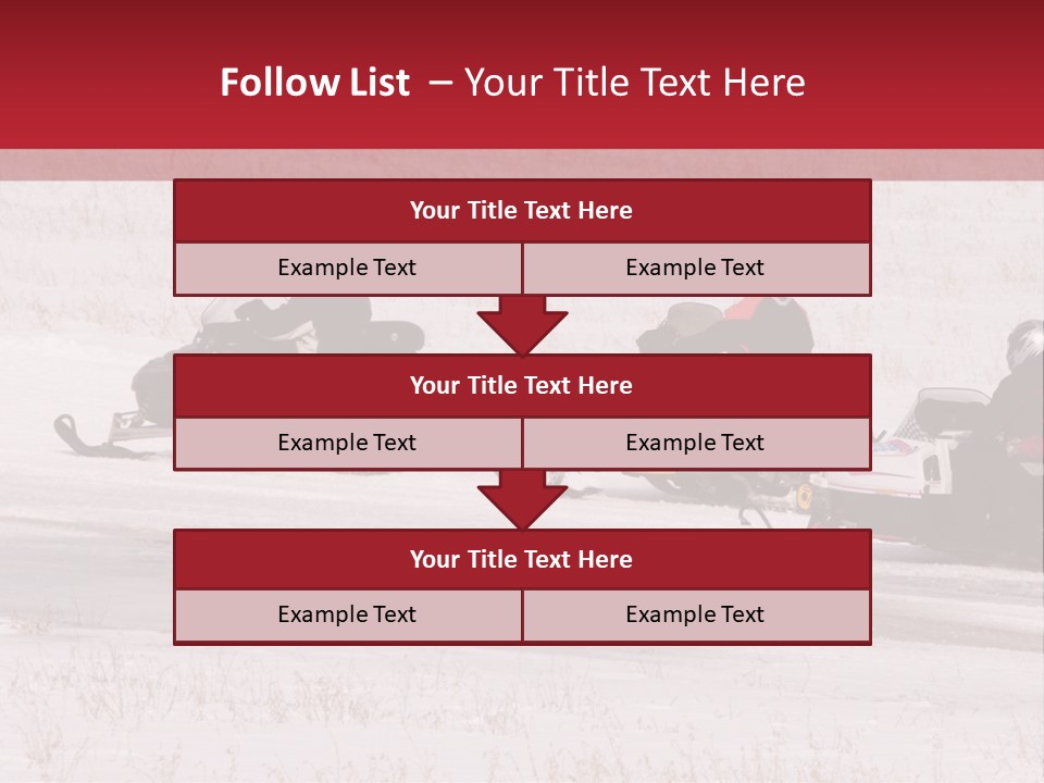 Snow Mobiles PowerPoint Template