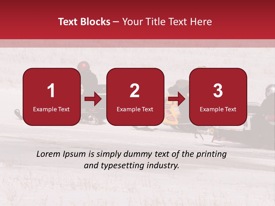 Snow Mobiles PowerPoint Template