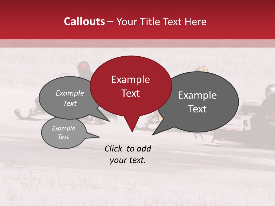 Snow Mobiles PowerPoint Template