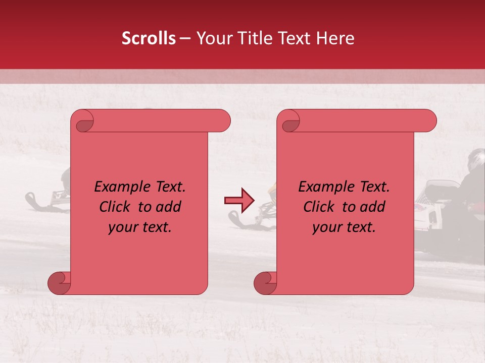 Snow Mobiles PowerPoint Template