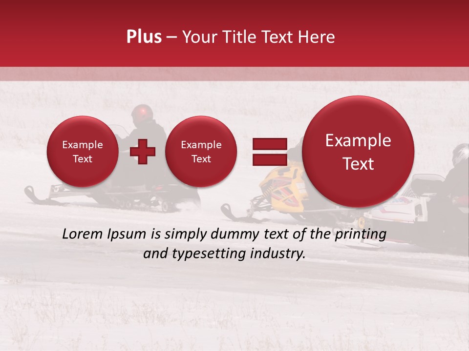 Snow Mobiles PowerPoint Template