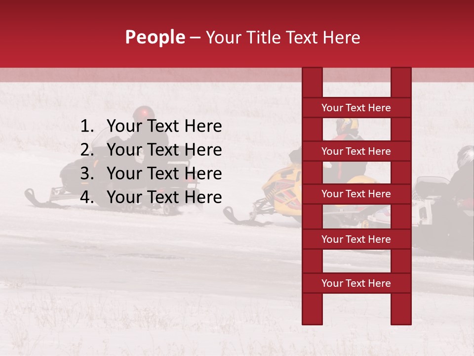 Snow Mobiles PowerPoint Template
