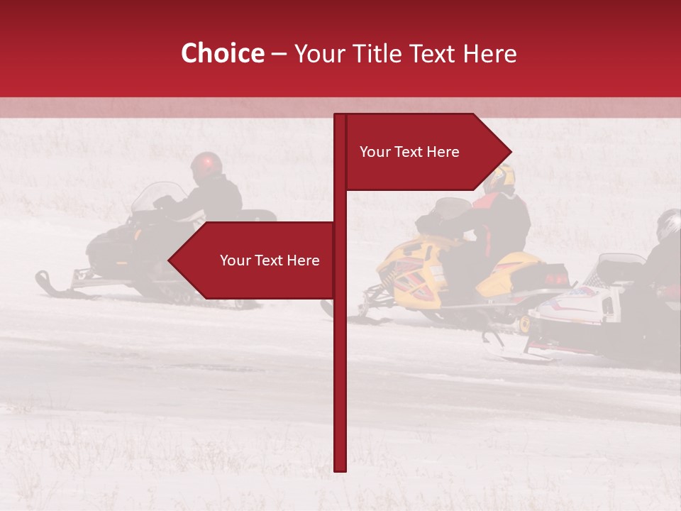 Snow Mobiles PowerPoint Template