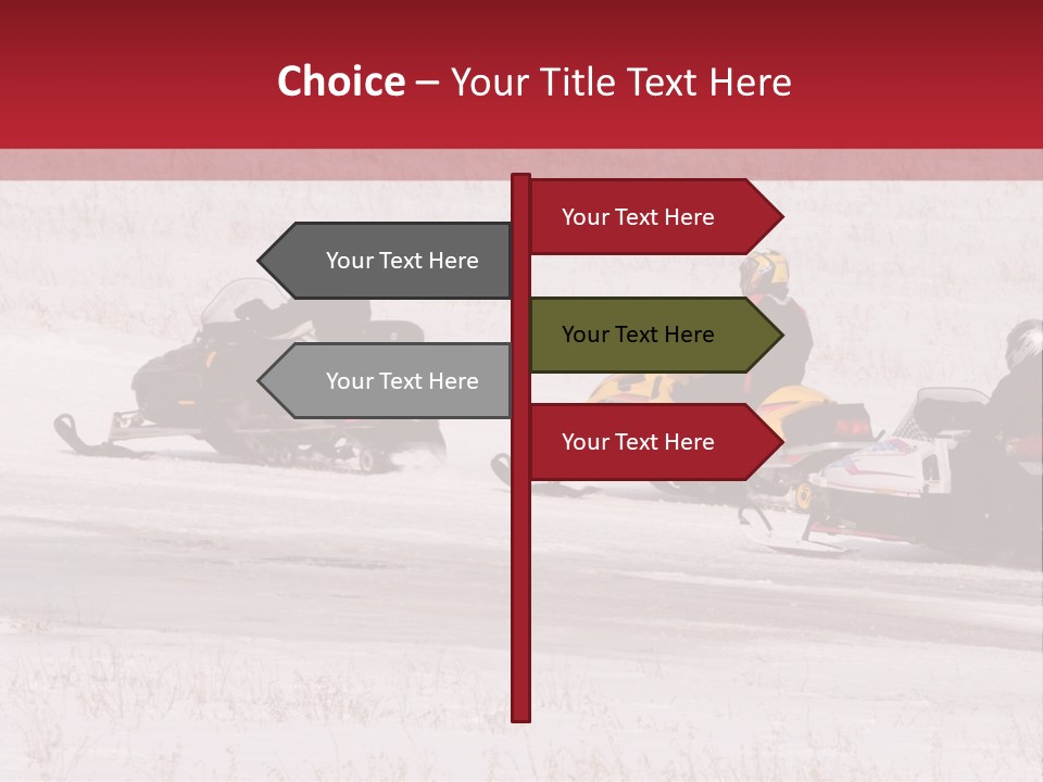 Snow Mobiles PowerPoint Template