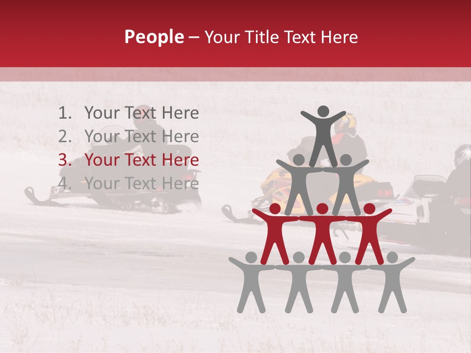 Snow Mobiles PowerPoint Template