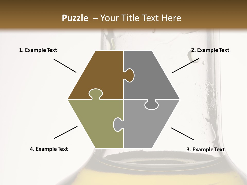 Olive Oil Bottle Closeup (2) PowerPoint Template