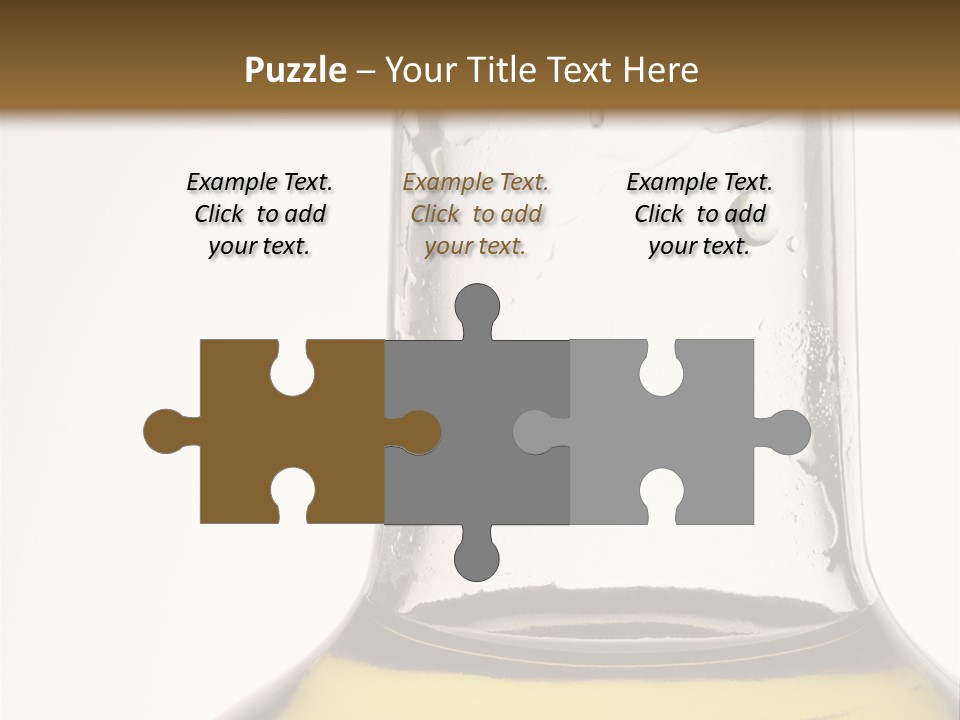 Olive Oil Bottle Closeup (2) PowerPoint Template