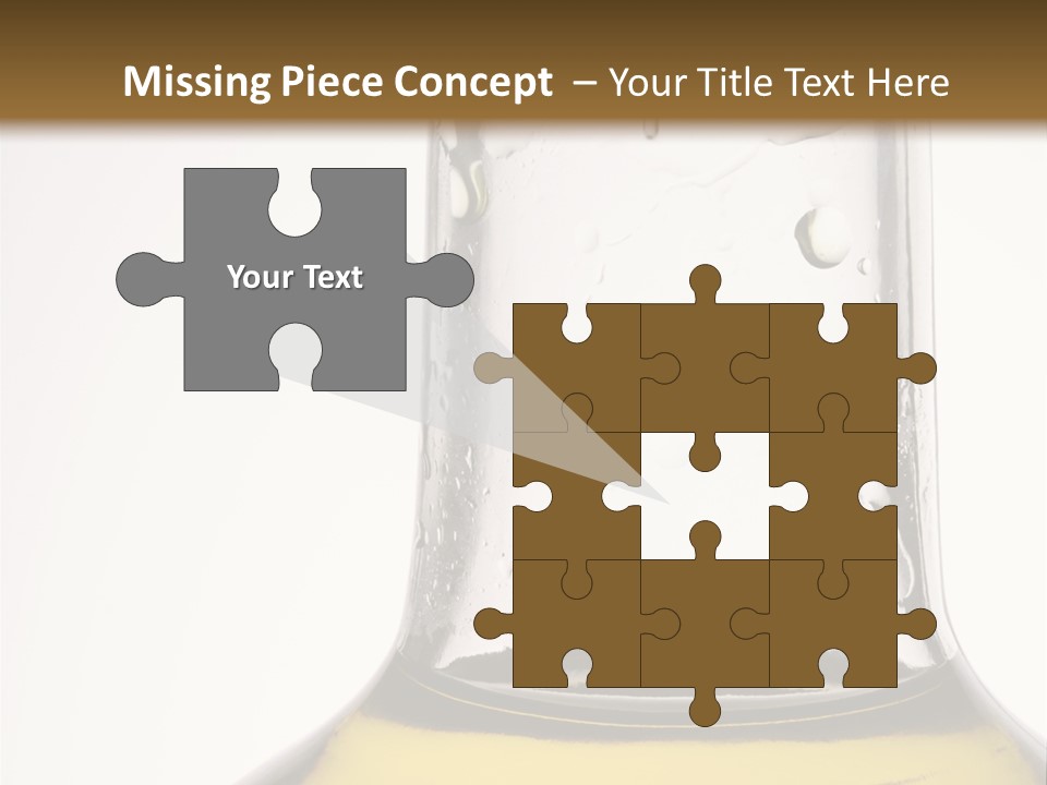 Olive Oil Bottle Closeup (2) PowerPoint Template