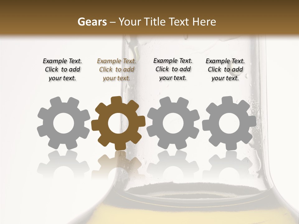 Olive Oil Bottle Closeup (2) PowerPoint Template