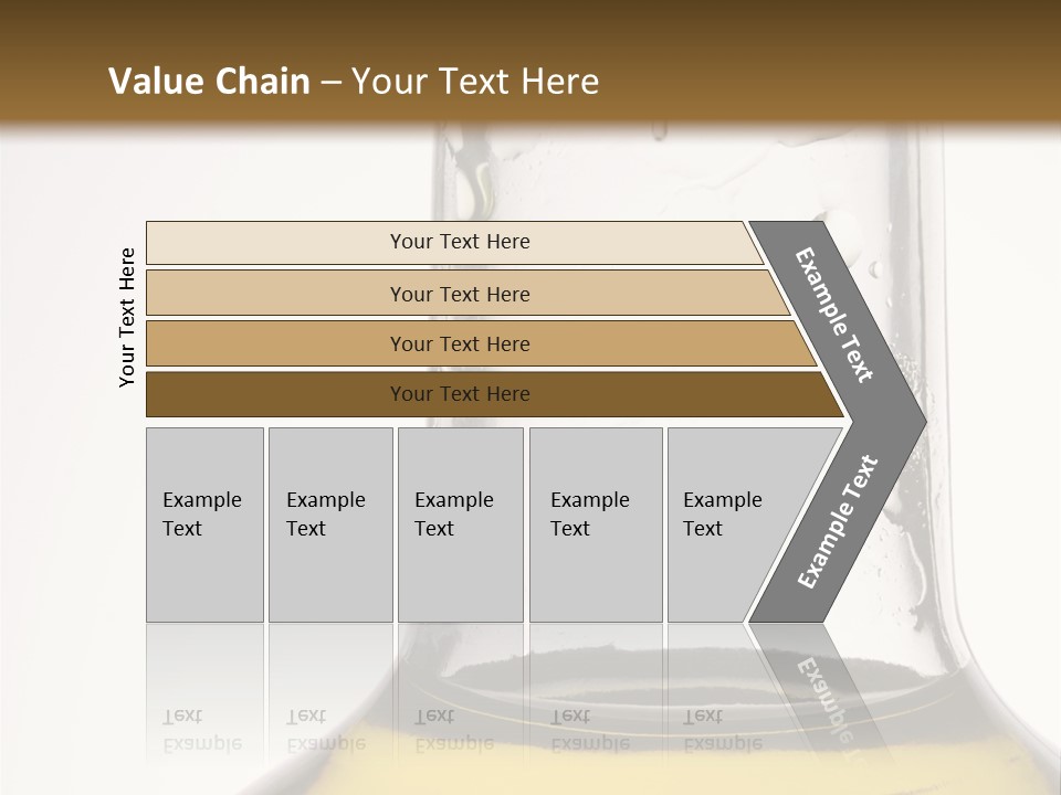 Olive Oil Bottle Closeup (2) PowerPoint Template