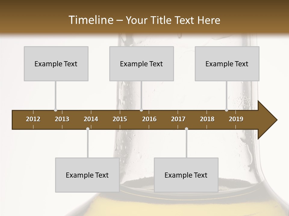 Olive Oil Bottle Closeup (2) PowerPoint Template