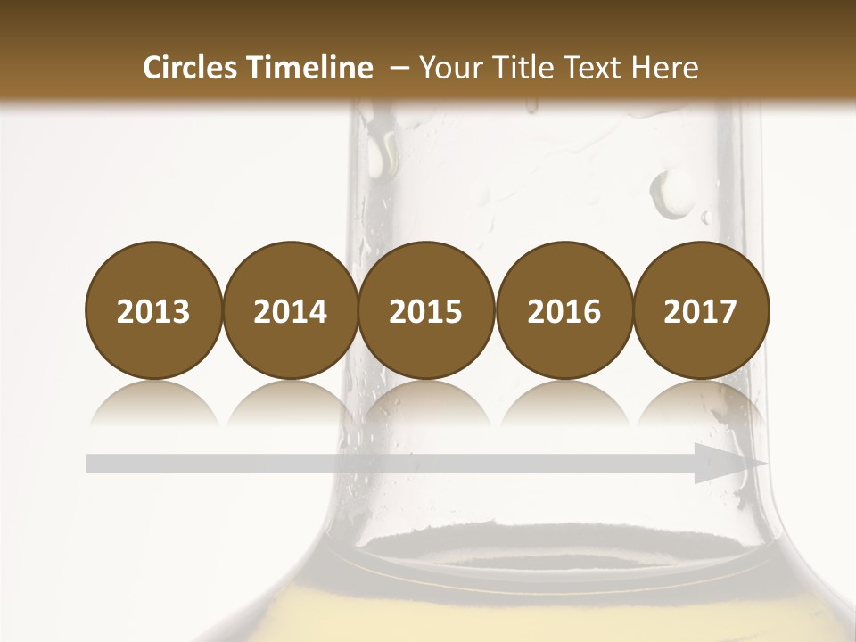 Olive Oil Bottle Closeup (2) PowerPoint Template