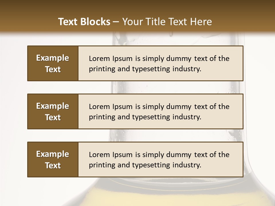Olive Oil Bottle Closeup (2) PowerPoint Template