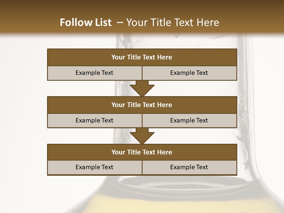 Olive Oil Bottle Closeup (2) PowerPoint Template