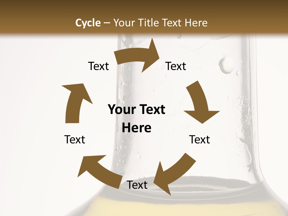 Olive Oil Bottle Closeup (2) PowerPoint Template