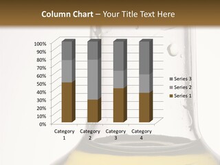 Olive Oil Bottle Closeup (2) PowerPoint Template