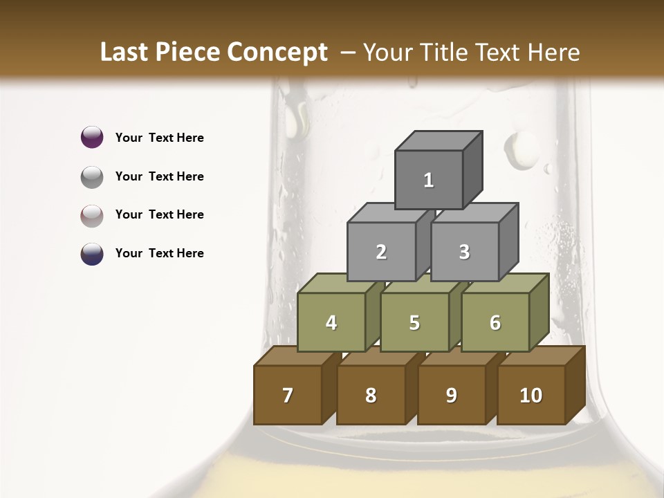 Olive Oil Bottle Closeup (2) PowerPoint Template