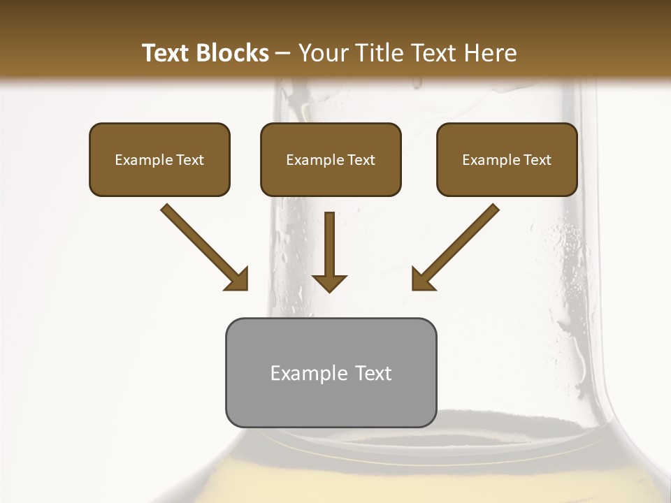 Olive Oil Bottle Closeup (2) PowerPoint Template