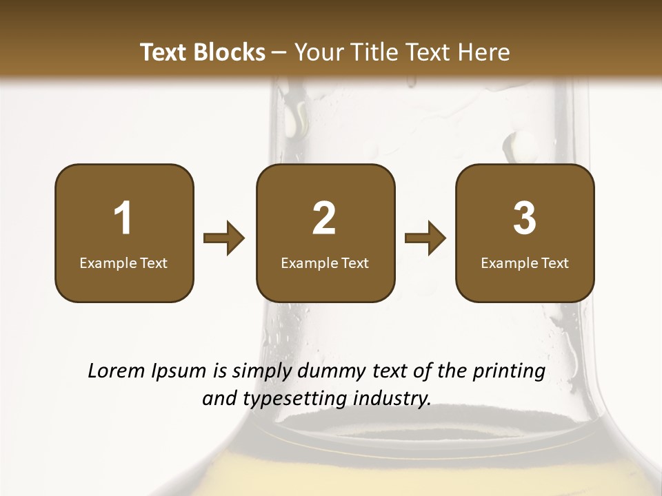 Olive Oil Bottle Closeup (2) PowerPoint Template