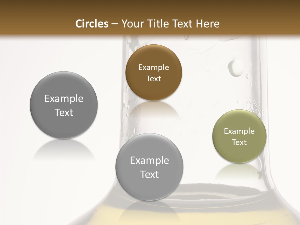 Olive Oil Bottle Closeup (2) PowerPoint Template