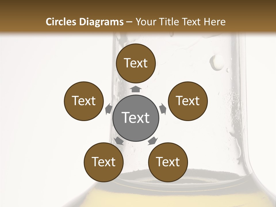 Olive Oil Bottle Closeup (2) PowerPoint Template