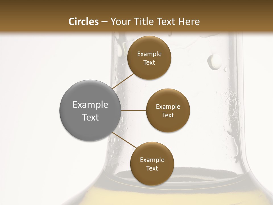 Olive Oil Bottle Closeup (2) PowerPoint Template