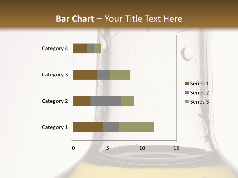 Olive Oil Bottle Closeup (2) PowerPoint Template