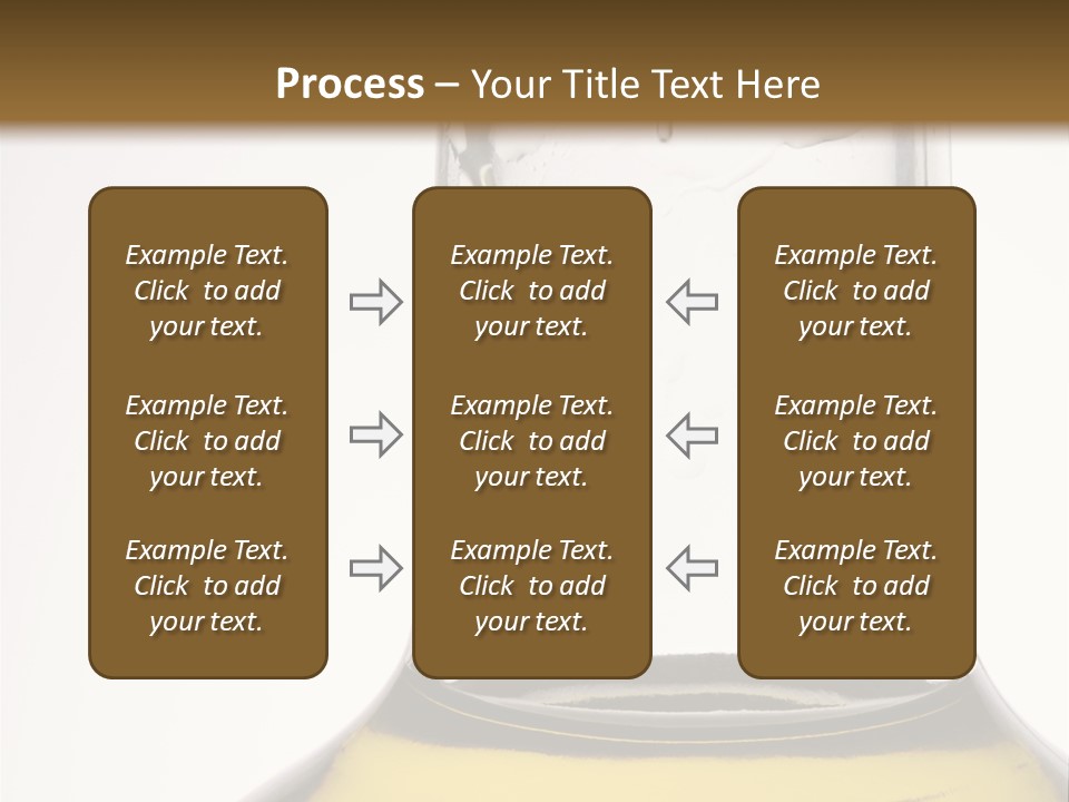 Olive Oil Bottle Closeup (2) PowerPoint Template